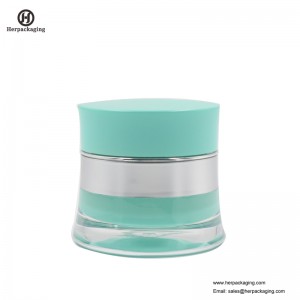 HXL218 lyxig rund akryl kosmetisk burk