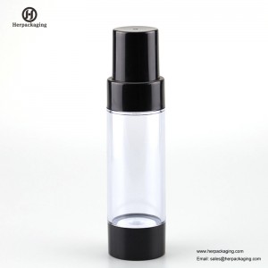 HXL419A Tom akryl, luftfri kräm och Lotion Bottle-kosmetisk förpackning
