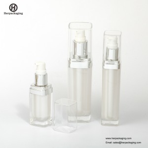 HXL3110 Tom akryl, luftfri kräm och Lotion Bottle-kosmetisk förpackning