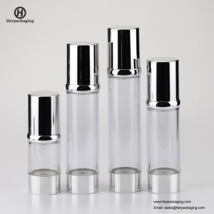 HXL4210 Tom akryl, luftfri kräm och Lotion Bottle-kosmetisk förpackning