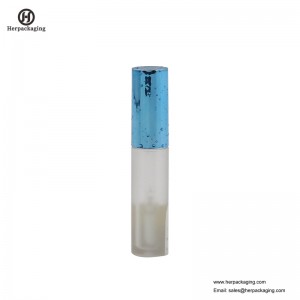 HCL303 Clear Plastic Tomma läppglansrör för färgkosmetiska produkter flockade läppglansapplikatorer
